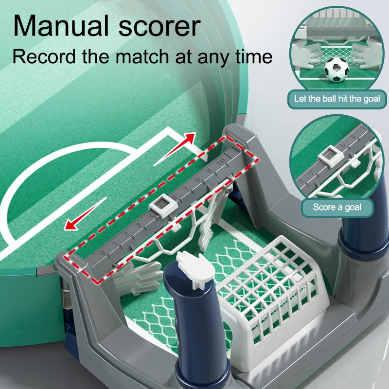 Mini Table Soccer Game Portable Desktop Football Board Game Soccer Tables Interactive Family Kids Sports Toy for Friends Party