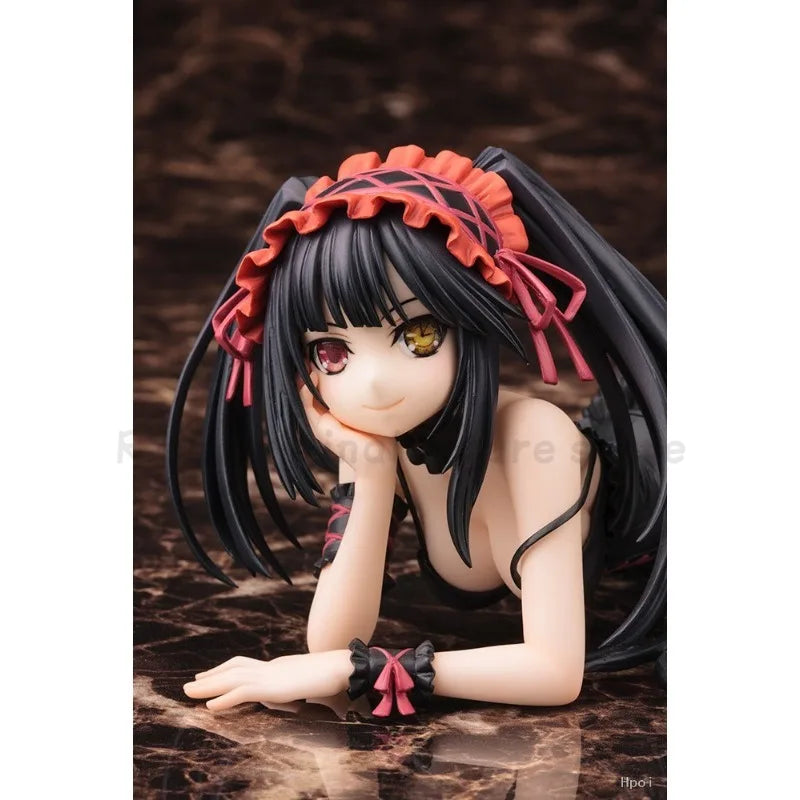 【In Stock】Original Kotobukiya DATE A LIVE Kurumi Tokisaki Sleeping Position 1/7 Scale Pre.Painted Figure Anime Dolls Models Toy