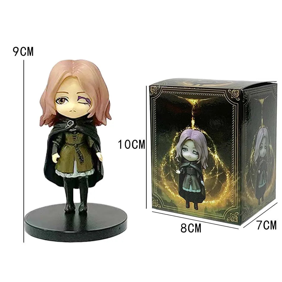 @@In Stock Elden Ring Gaming Q Version Mini Ranni Cat Melina Malenia The Half-Wolf Action Figure Lani Magic Ornaments Dolls！！