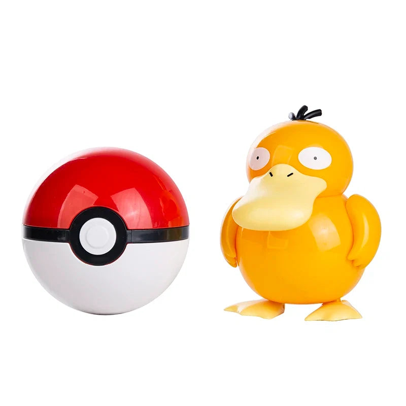 18 Styles Pokemon Anime Deformation Figures Pikachu Eevee Mewtwo Greninja  Pokeball Figure Pet Action Model Toys Childrens Gifts