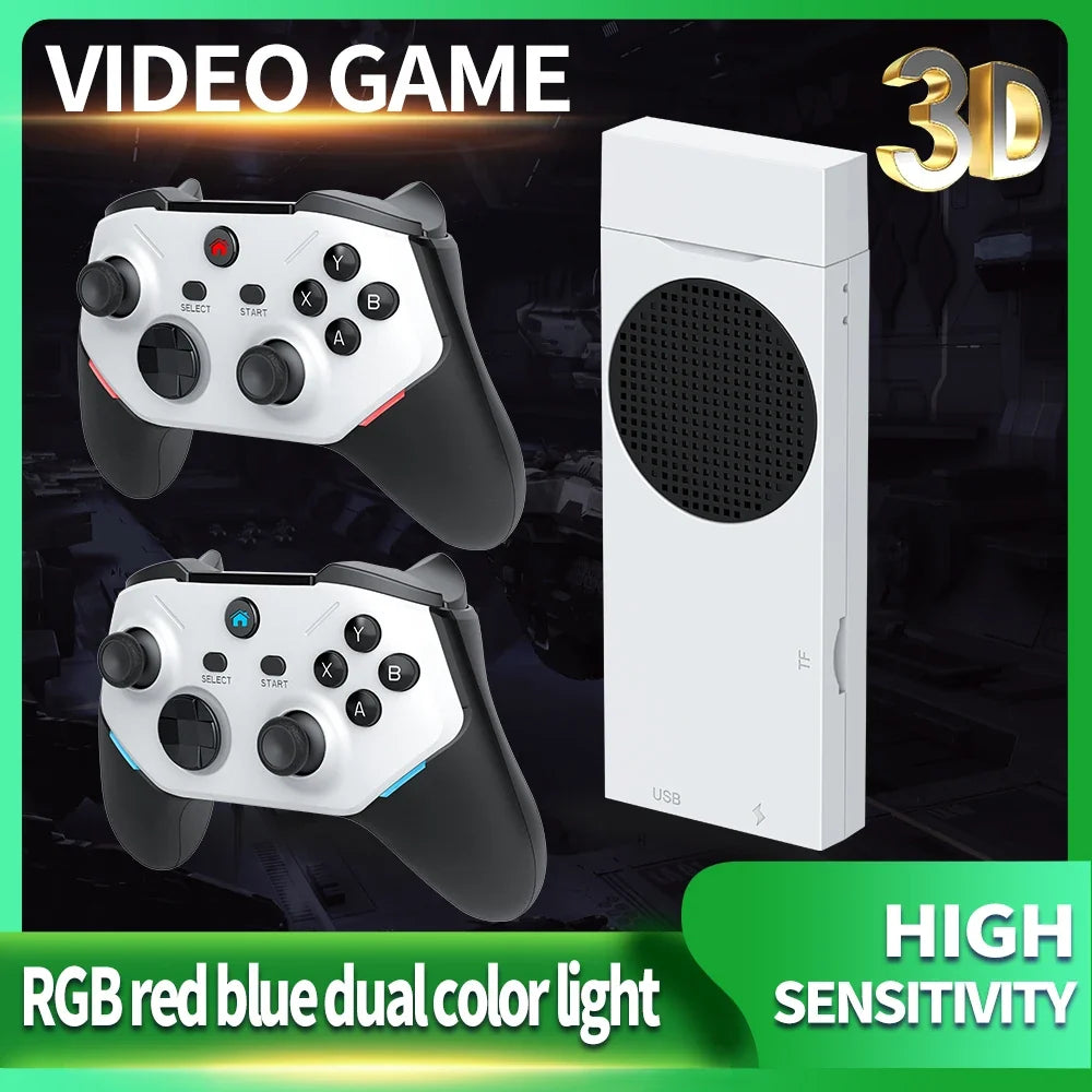 2025 Update Retro Video Game Console M88  Wireless Console Game Stick 4k 20000 Game 128G Portable  for ps2 etc30+simulators