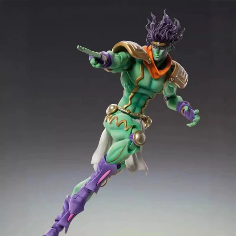 Jojo'S Bizarre Adventure Kujo Jotaro Star Platinum Anime Activity Figure Model Statue Collection Desktop Decoration Ornament Toy