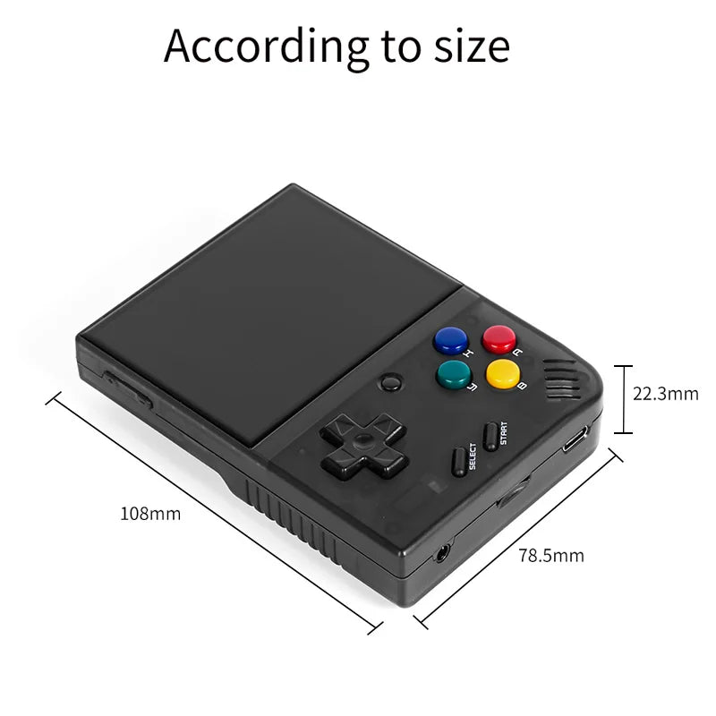 MIYOO Mini Plus Portable Retro Handheld Game Console 3.5"IPS HD Screen Mini+ Players Children's Gift Classic Gaming Emulator