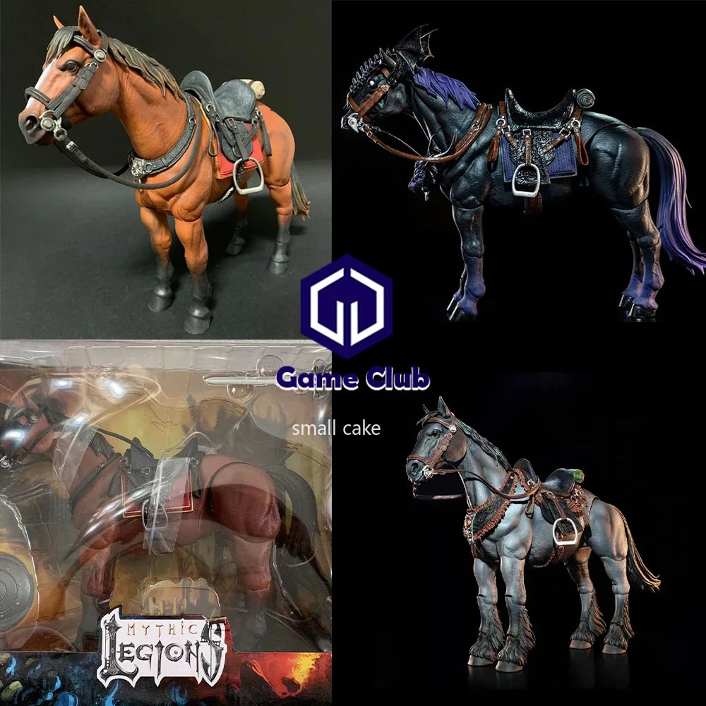 In Stock 4H Four Horse Mythical Legion Brown Horse/Vampire Horse/Gray Horse Collection Model 1/12 Action Figure Toy