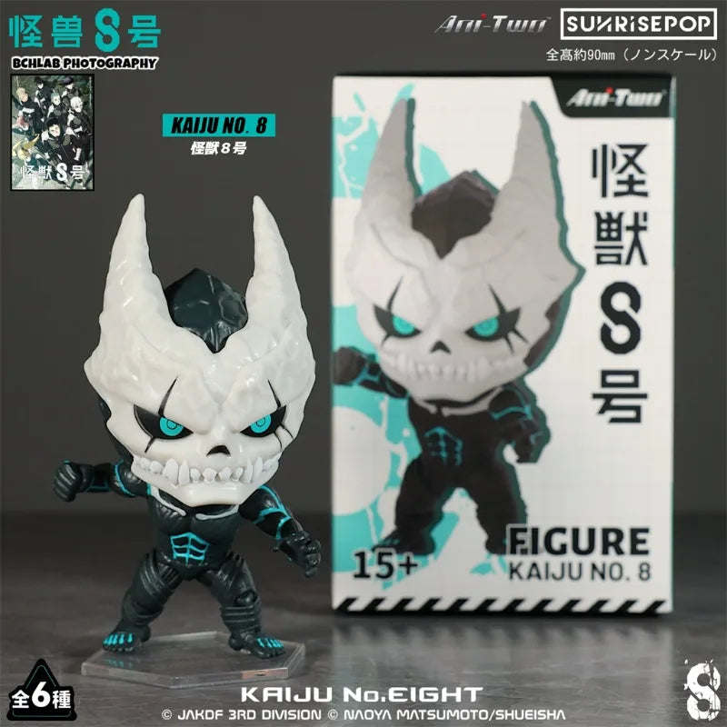 Beast No. 8 Q-version Action Figure Two-dimensional Anime Figures PVC Model in-vehicle Ornament Holiday Gifts Model Toys