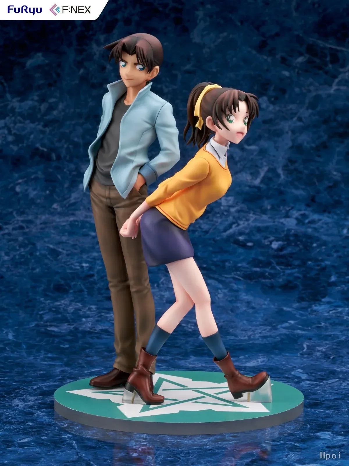 【Original】F:NEX DETECTIVE CONAN Hattori Heiji&Kirsten Thomas 1/7 Scale Figure Model Toy
