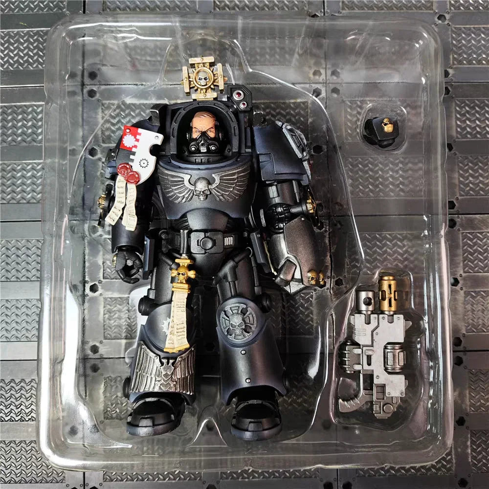 【In Stock】JOYTOY 1/18 Action Figure Warhammer 40K Iron Hands Captain in Terminator Armour  Toy