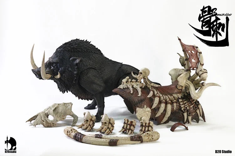 1/12 D20 Studio Scale Collection Figure Boar Bone Spurs Ancient Animals Fit 6-7 Inch Action Figure Doll Mount Model Removable