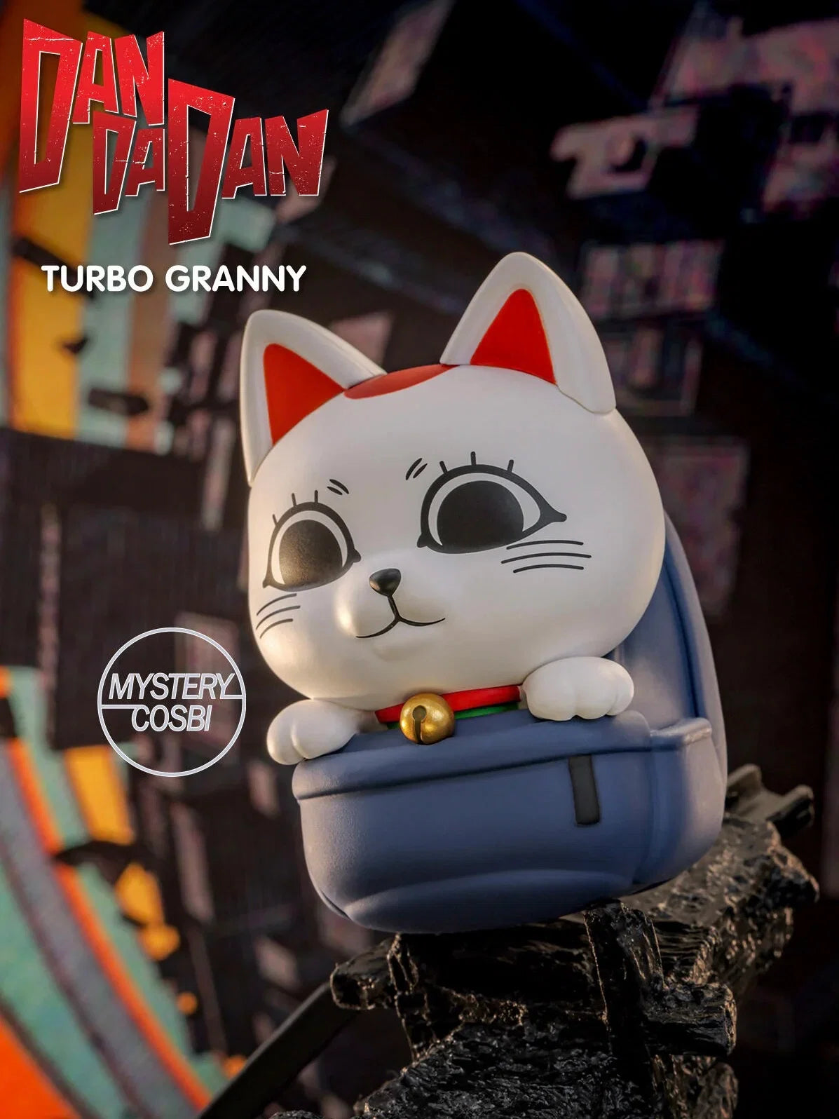 In Stock Original Hot Toys Dandadan Mini Figures Cosbi Collection Chibi Anime Figure Okarun Momo Speed Granny Cute Model Gifts