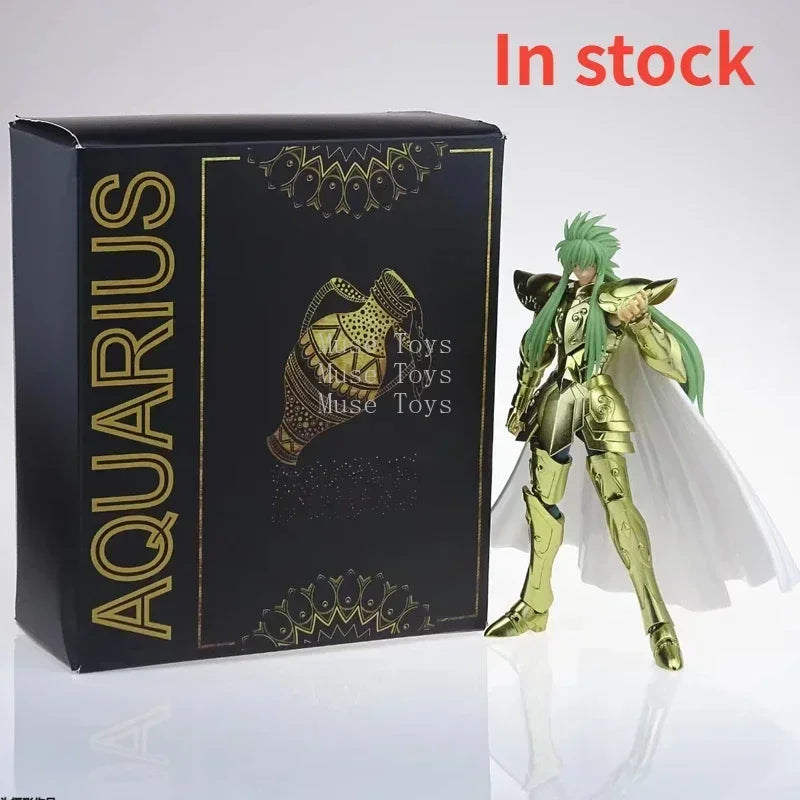In Stock ShineTime/ST Model Saint Seiya Myth Cloth EX Aquarius Degel Gold Lost Canvas/LC Knights of The Zodiac Action Figure