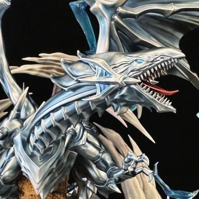 MegaHouse Yu-Gi-Oh! Blue-Eyes White Dragon Anime Themed Collectible Figure Scene Model Gift for Tabletop Gng