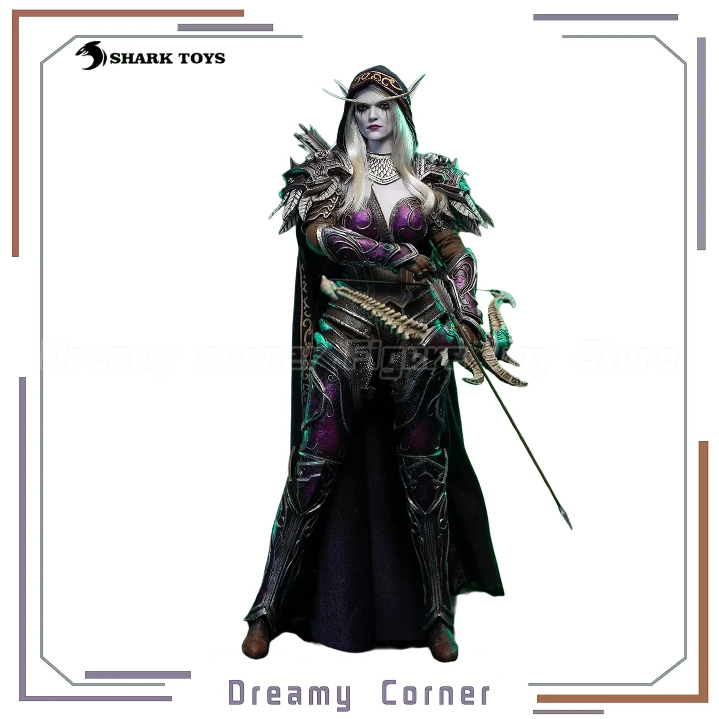 【In Stock】SHARK TOYS SK-006 World of Warcraft Sylvanas Windrunner 1/6 Scale Action Figure Model Collection