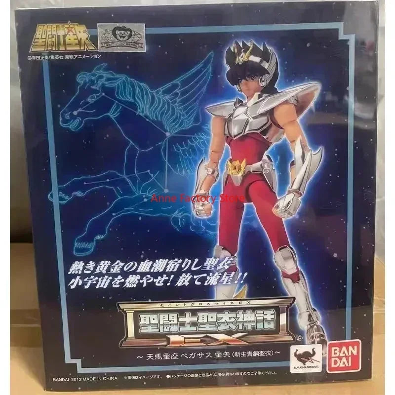 In Stock Bandai Original Saint Seiya EX Saint Cloth Myth EX Pegasus Seiya New Bronze Saint Cloth Action Figure Toy Gift
