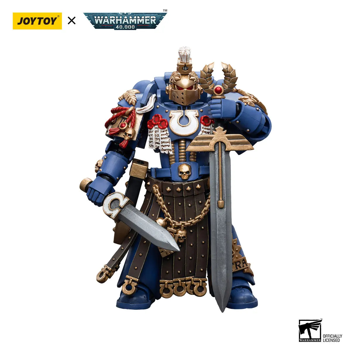 JOYTOY Warhammer 40k 1/18 Action Figures Anime 12cm Ultramarines Honour Guard Chapter Champion
