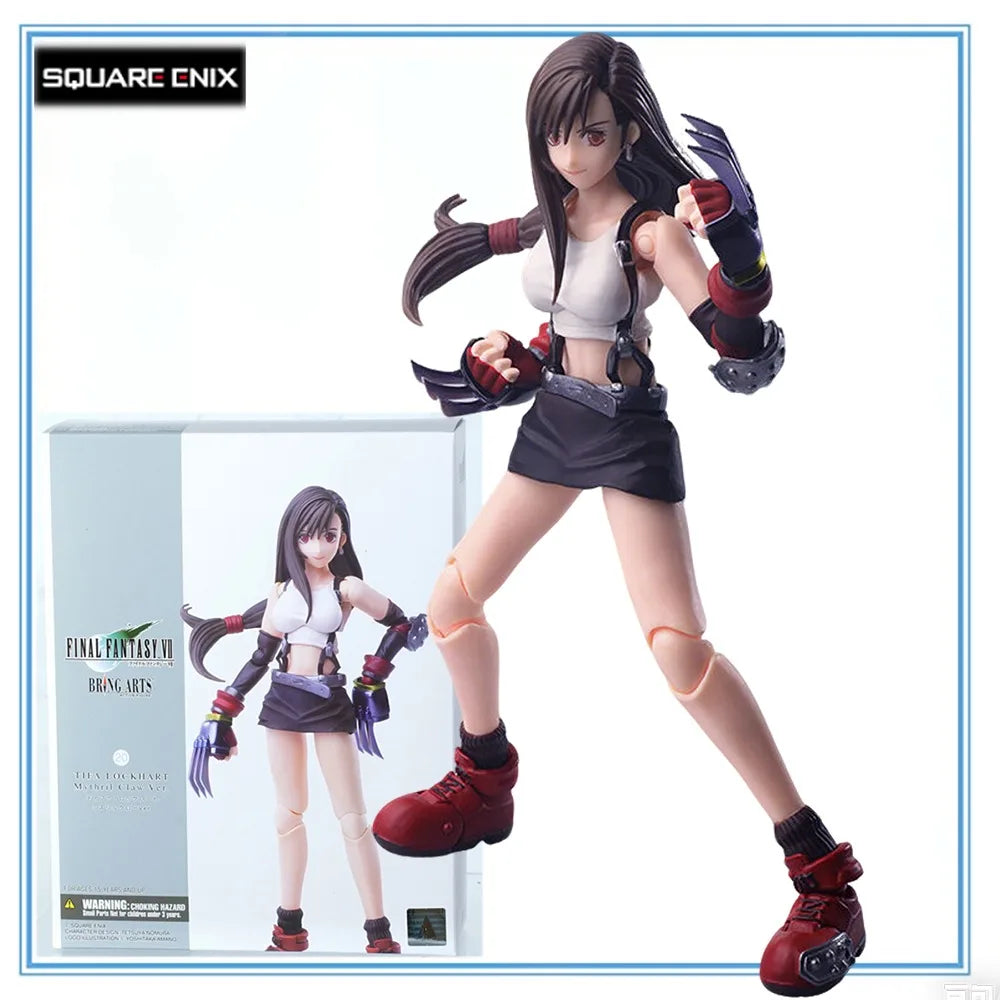 100% Original auf Lager Square Enix Bring Arts Tifa Lockhart Mythril Claws Ver. Actionfiguren-Sammlung Serie Modellspielzeug