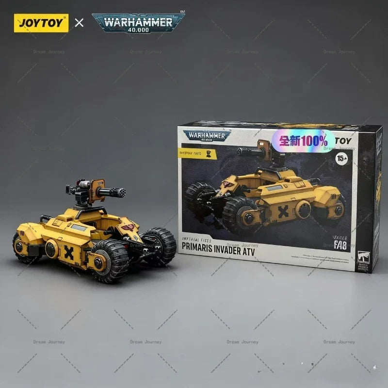 In stock  JOYTOYWarhammer 40k 1/18  Empire Fist Invader A-Terrain Car atv 1:18 Mobile Vehicle Toy Collection