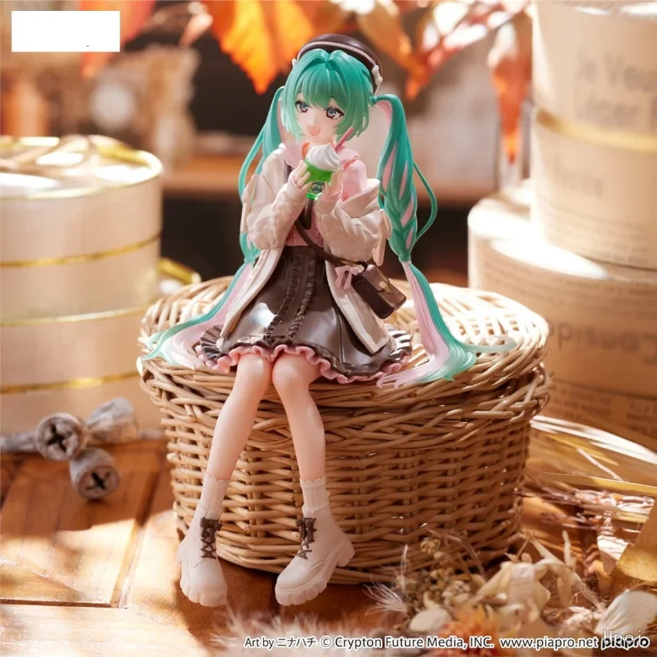 Hatsune Miku Action Figures series Kawaii Swimsuit Vocaloid PVC Collectible Model Toys Girl Gift
