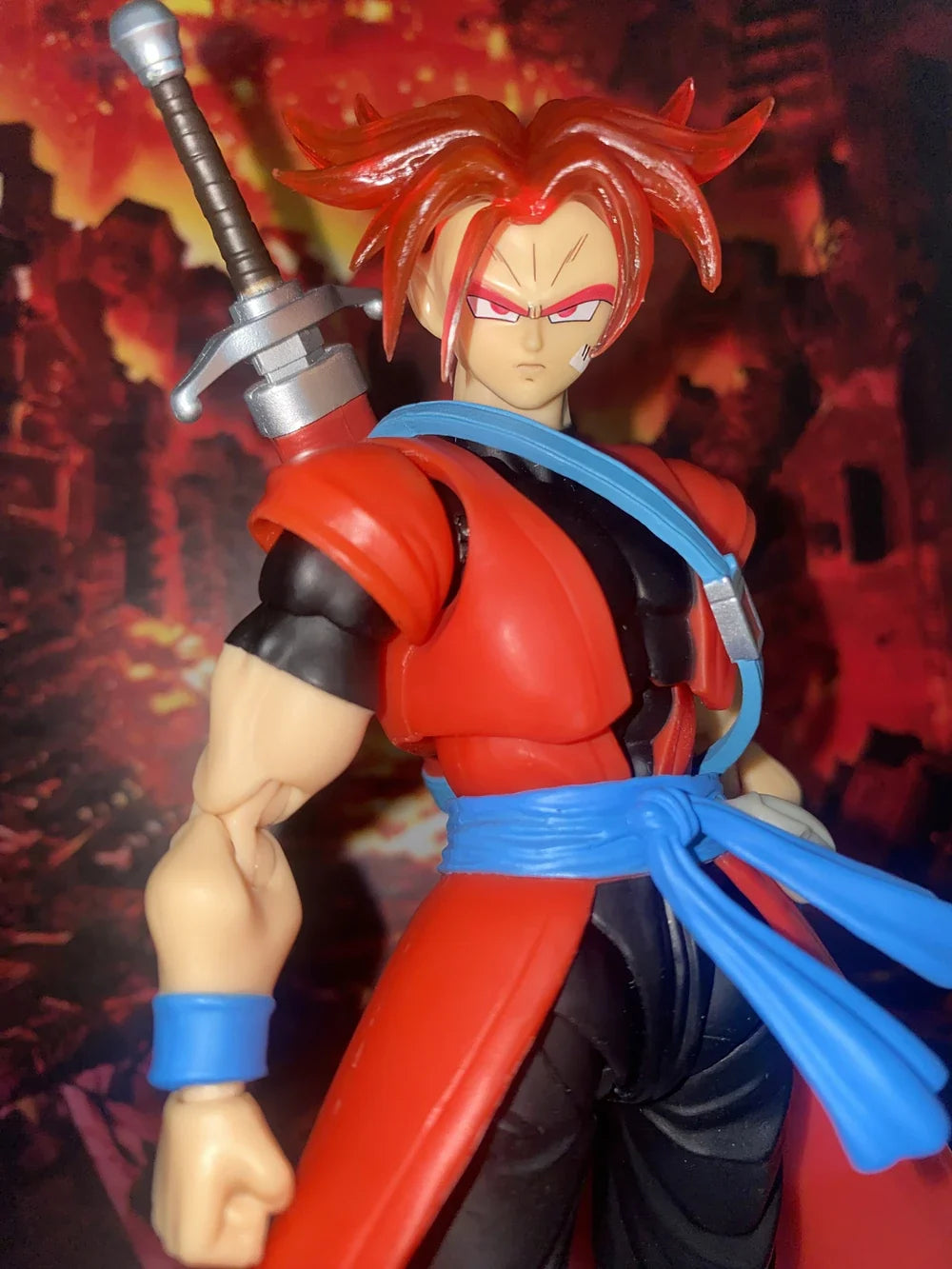 Effect Suit For SSJ SSGSS 2.0 3.0 Demoniacal Fit Time Vanguard Tonsen Arttoys  Toys Anime Figurals Brinquedos Gifts