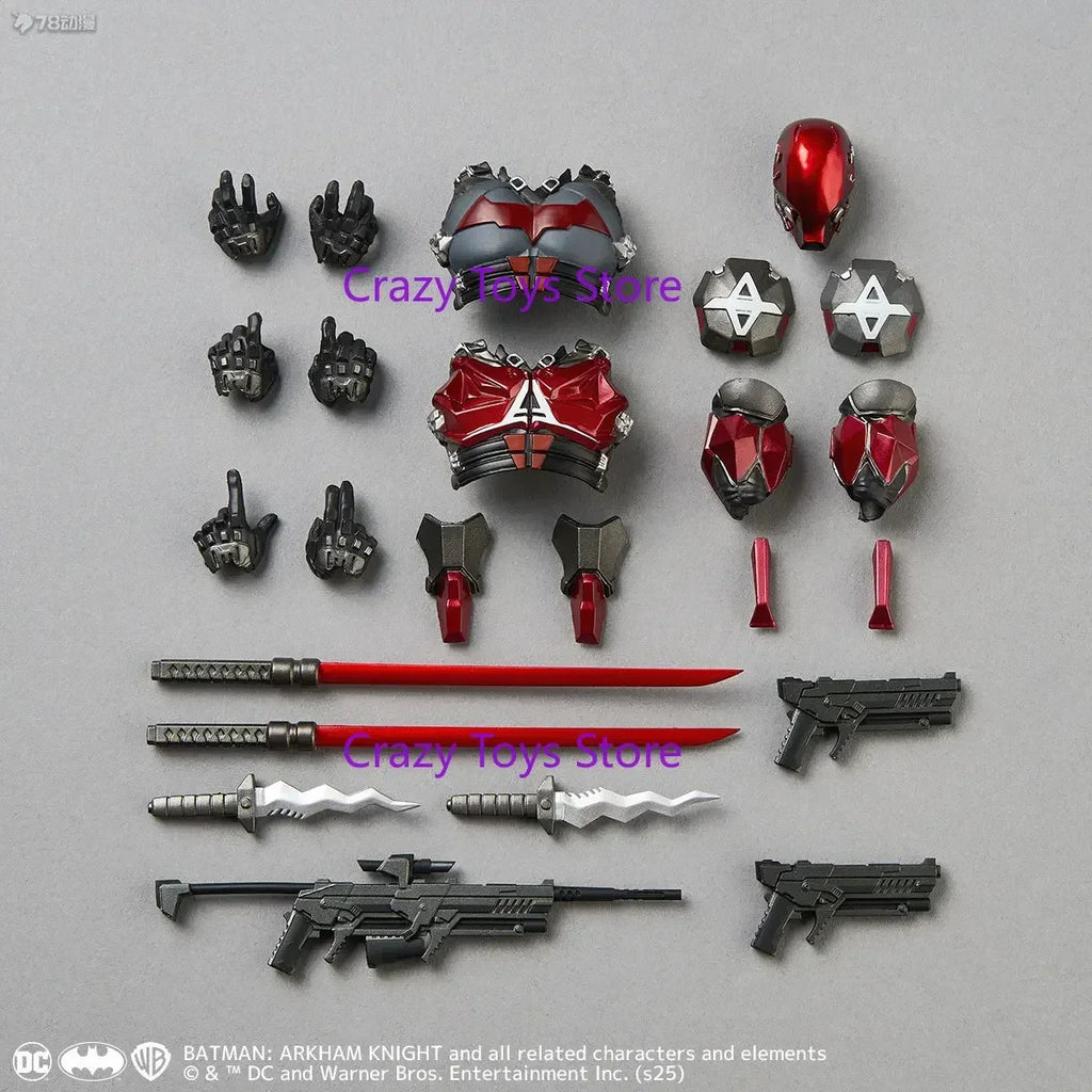In Stock Original Kaiyodo Revoltech Yamaguchi Arkham Knight 1.5 PVC Anime Action Collectible Figure Model Toy Collection