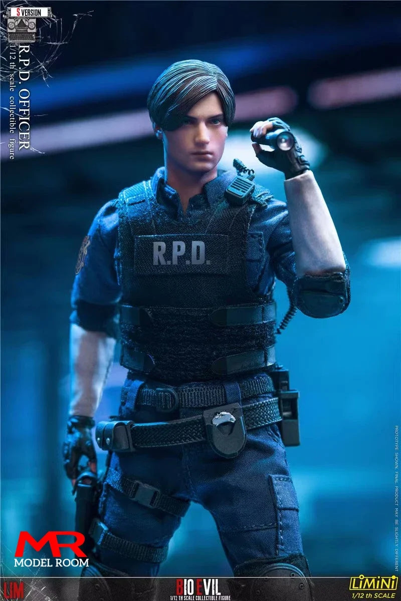 LIMTOYS LiMiN 1/12 Police Officer Action Figure 6'' Male Soldier Figurine Model Full Set Collectible Toy