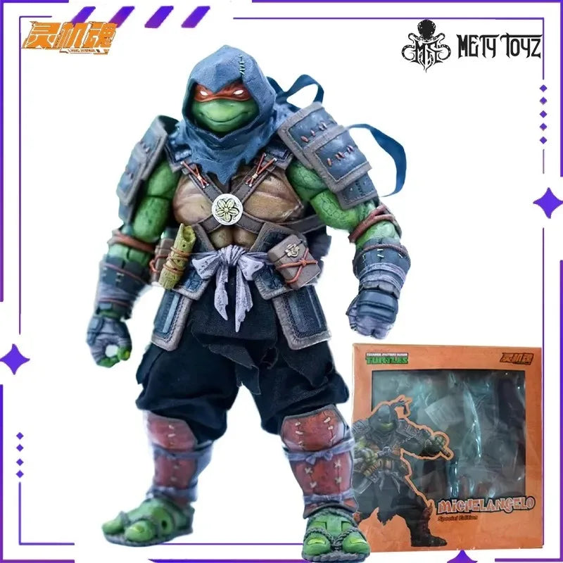 Genuine in Stock Spirit Machine Soul Original Ninja Turtles Raphael Leonardo Anime Mobile Doll Model Toy Gift Collection
