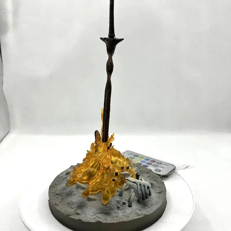 Dark Souls Bonfire Led Light  Action Figure Model Toys Bookshelf Ornament Creative Present For Friends
