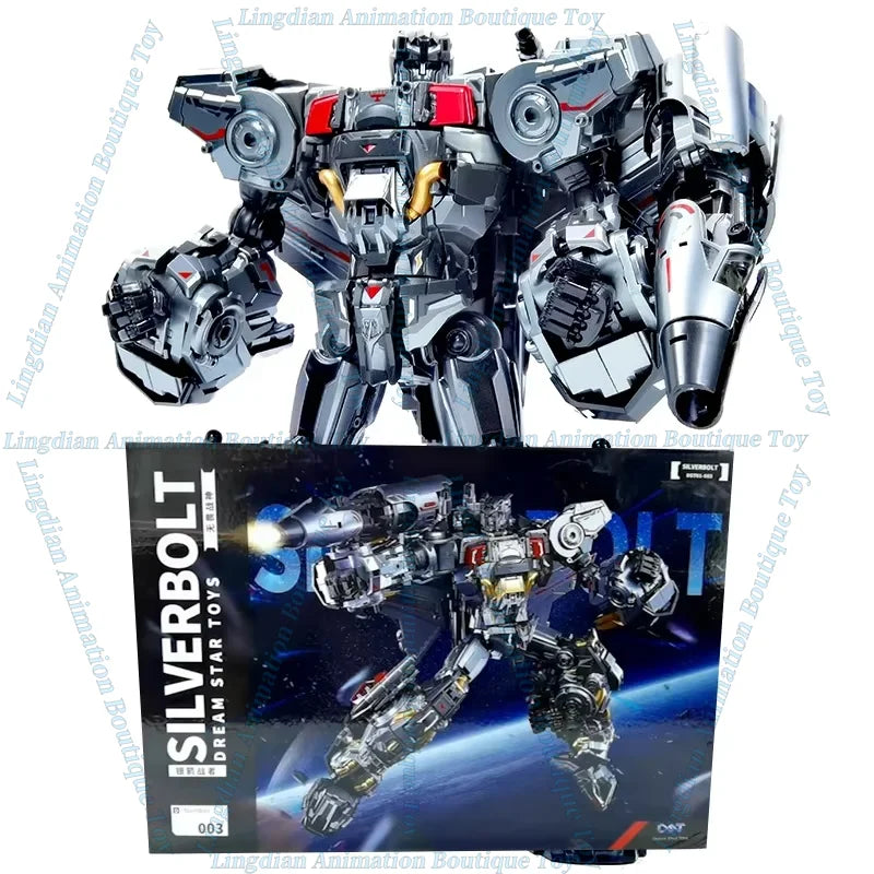 In Stock Transformation Toys DST01-003 Silver Arrow Fantasy Star Aircraft Alloy Action Figure Robot Collection Gift with Box