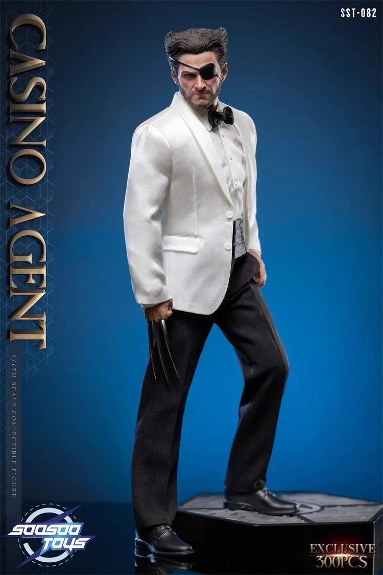 SOOSOOTOYS SST-082 1/6 Soldier CASINO AGENT Full Set 12'' Action Figure Model Toy In Stock