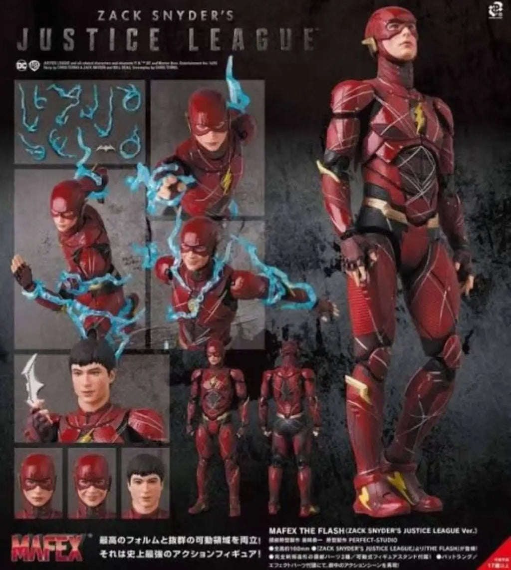 Mafex No.243 The Flash Justice League Zack Edition