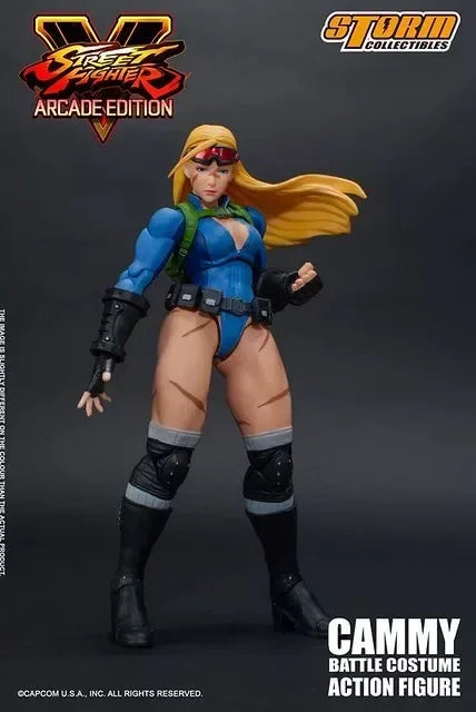 In Stock Storm Toys ST Street Fighter 5 CAMMY 1/12 Figure Model Collection Toy Gift Hand-to-hand Puppet
