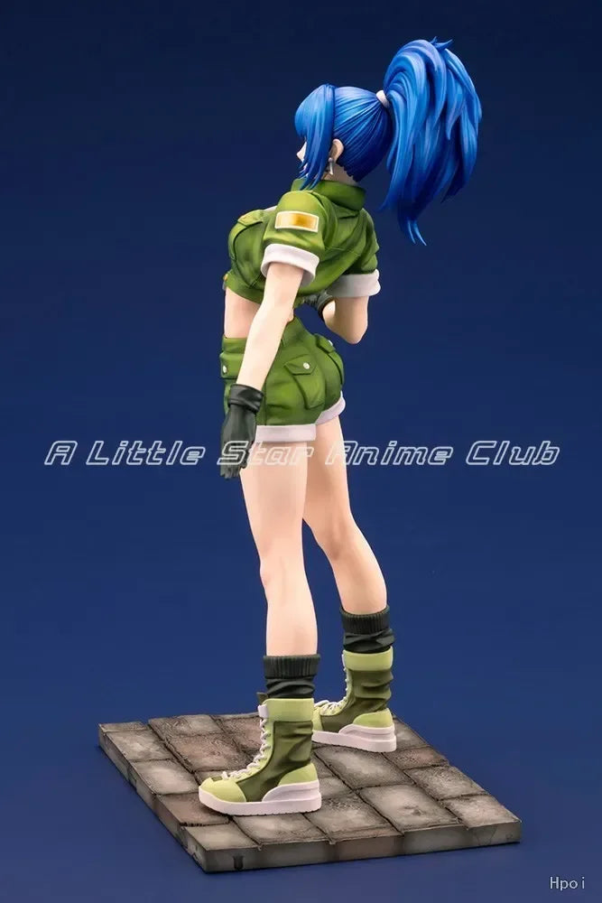 In Stock Original Kotobukiya SNK Beautiful Girl Series THE KING OF FIGHTERS 97 Leona Heidern Anime Figure Model Collection