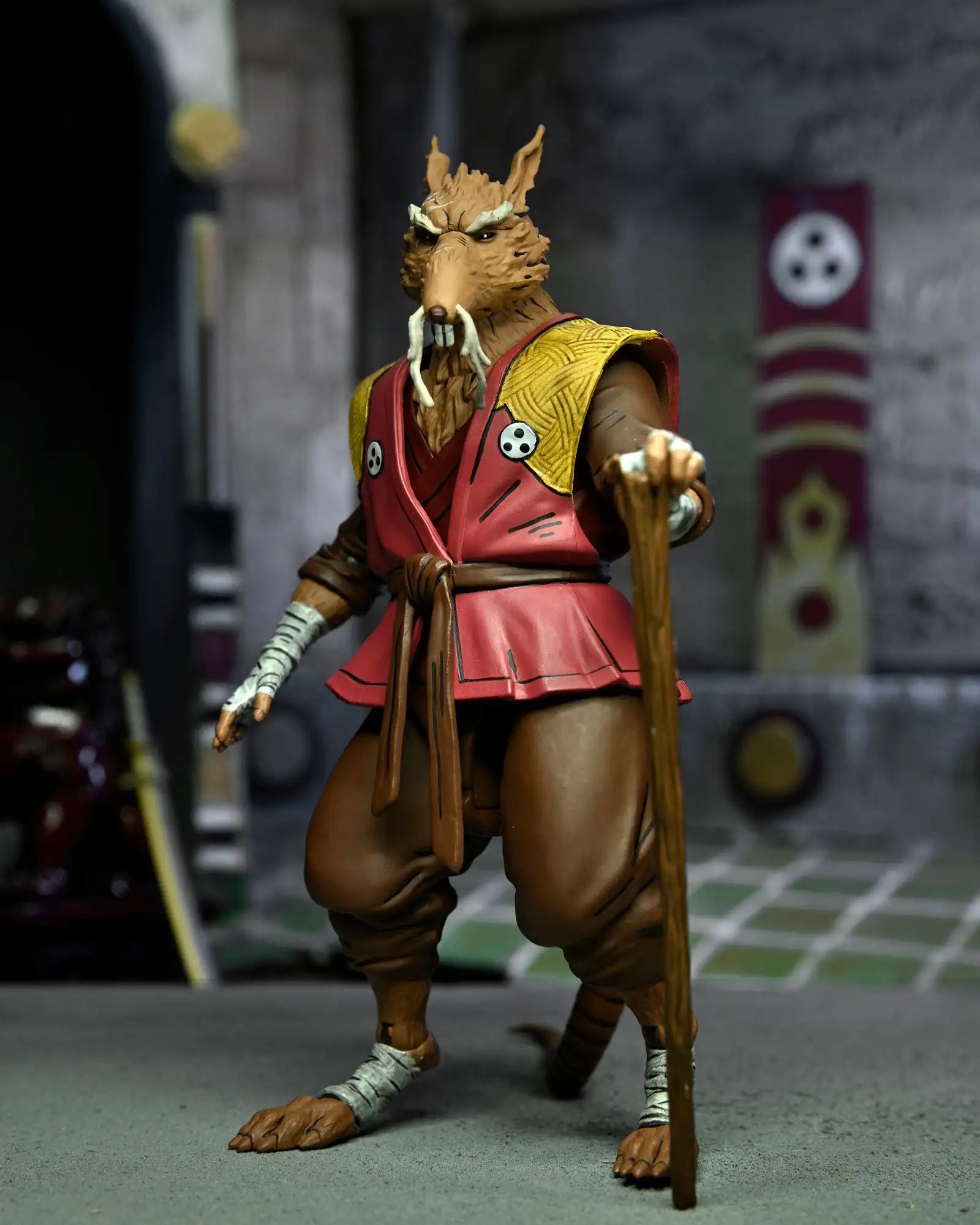 NECA 54351 Toys Teenage Mutant Ninja Turtles The Last Ronin Action Figure Ultimate Splinter 18 cm Original Doll Model TMNT