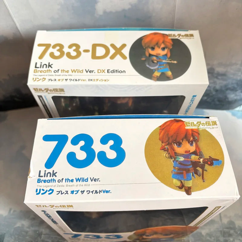 733-DX Game The Legend of Zelda Link Breath of the Wild Ver. PVC 733-DX Ver Edition Deluxe Version Link Action Movable Toys