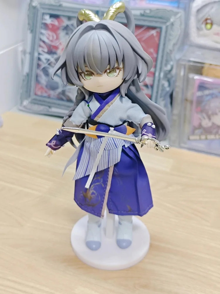 Original VSINGER Vsinger Luo Tianyi Qiu Meng Tianyi 18CM Collection Anime Doll  1/12 mjd Scale Action Figure Toys Chinese classi