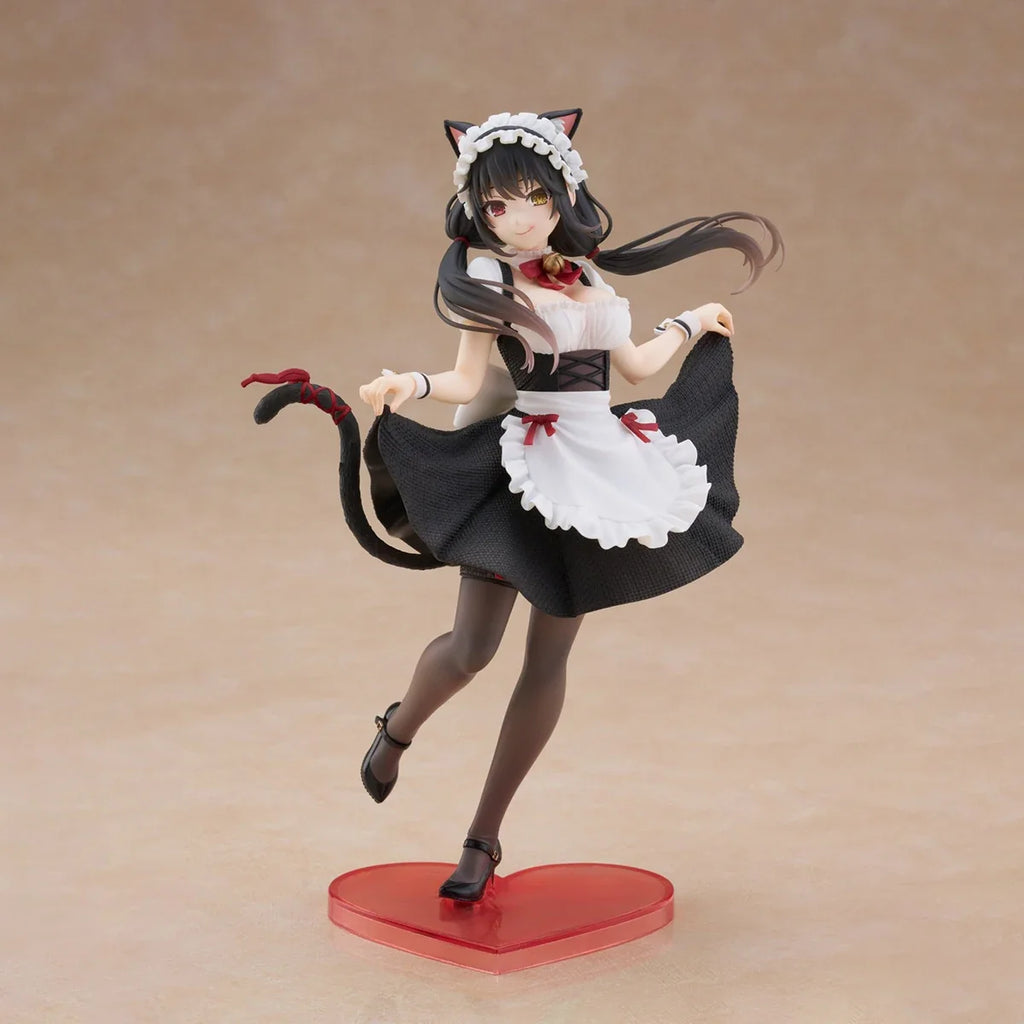 Original in Stock Taito Date A Live V Tokisaki Kurumi Coreful Figure Nekomimi Maid Ver Anime Figure Action Figure Model Toys