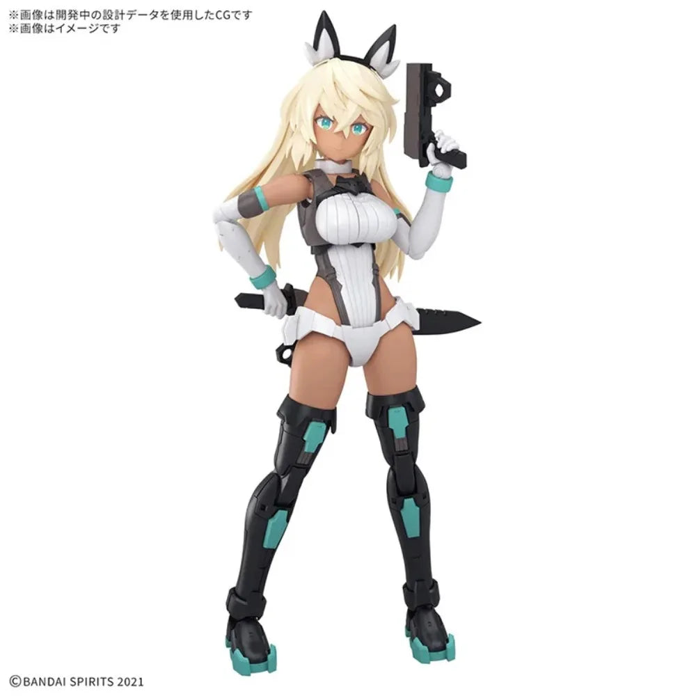Bandai 30 MINUTES SISTERS Model kit Original 30MS SIS-H00 Sestier [Color C] Action Figure Toys Model Gifts for Children