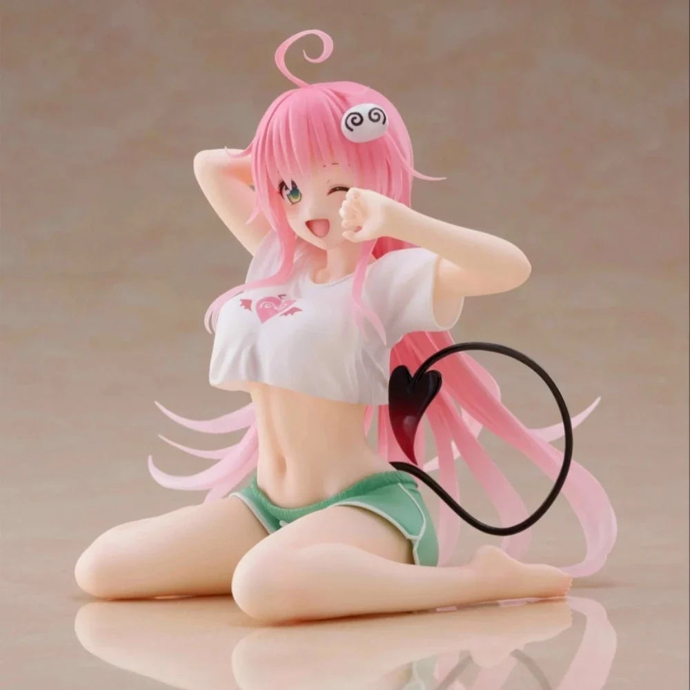 In Stock Taito Original Genuine Anime To Love-Ru Darkness Lala Satalin Deviluke Room Wear Ver 13cm Model Toy Desktop Cute Figure