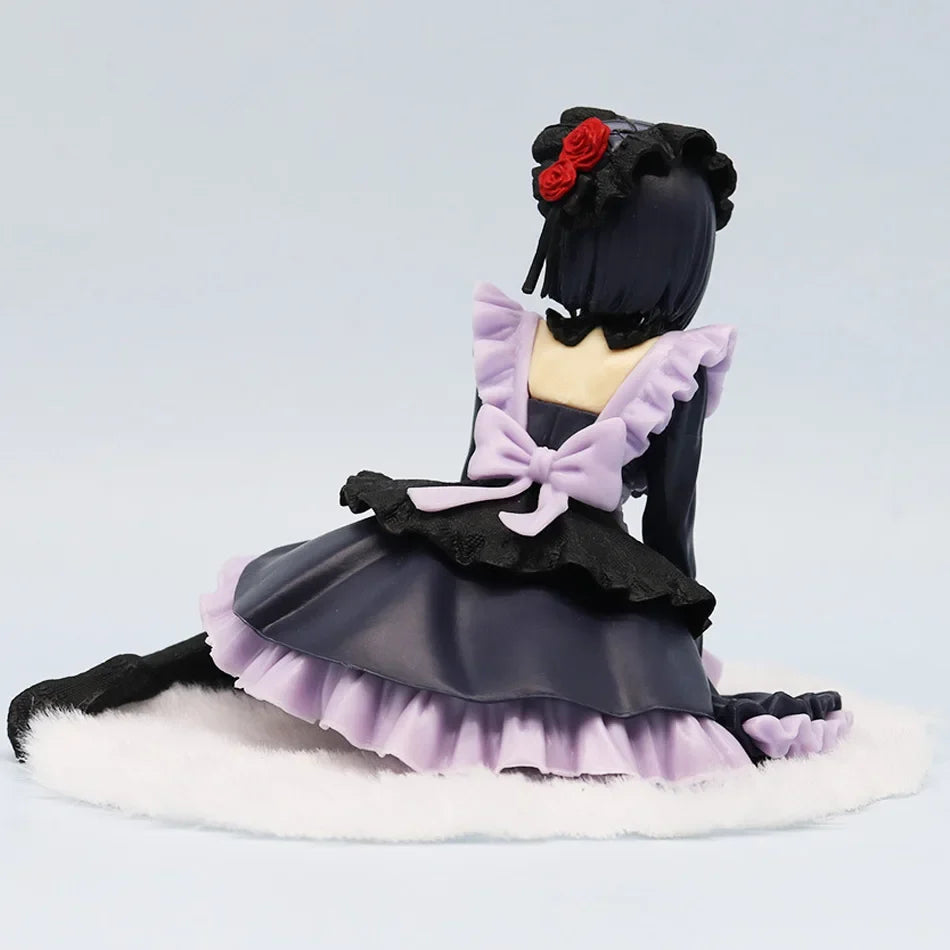 My Dress-Up Darling Two Anime Figure Standing And Sitting Black Maid Outfit Kitagawa Marin Action Figure Collection Model Toys