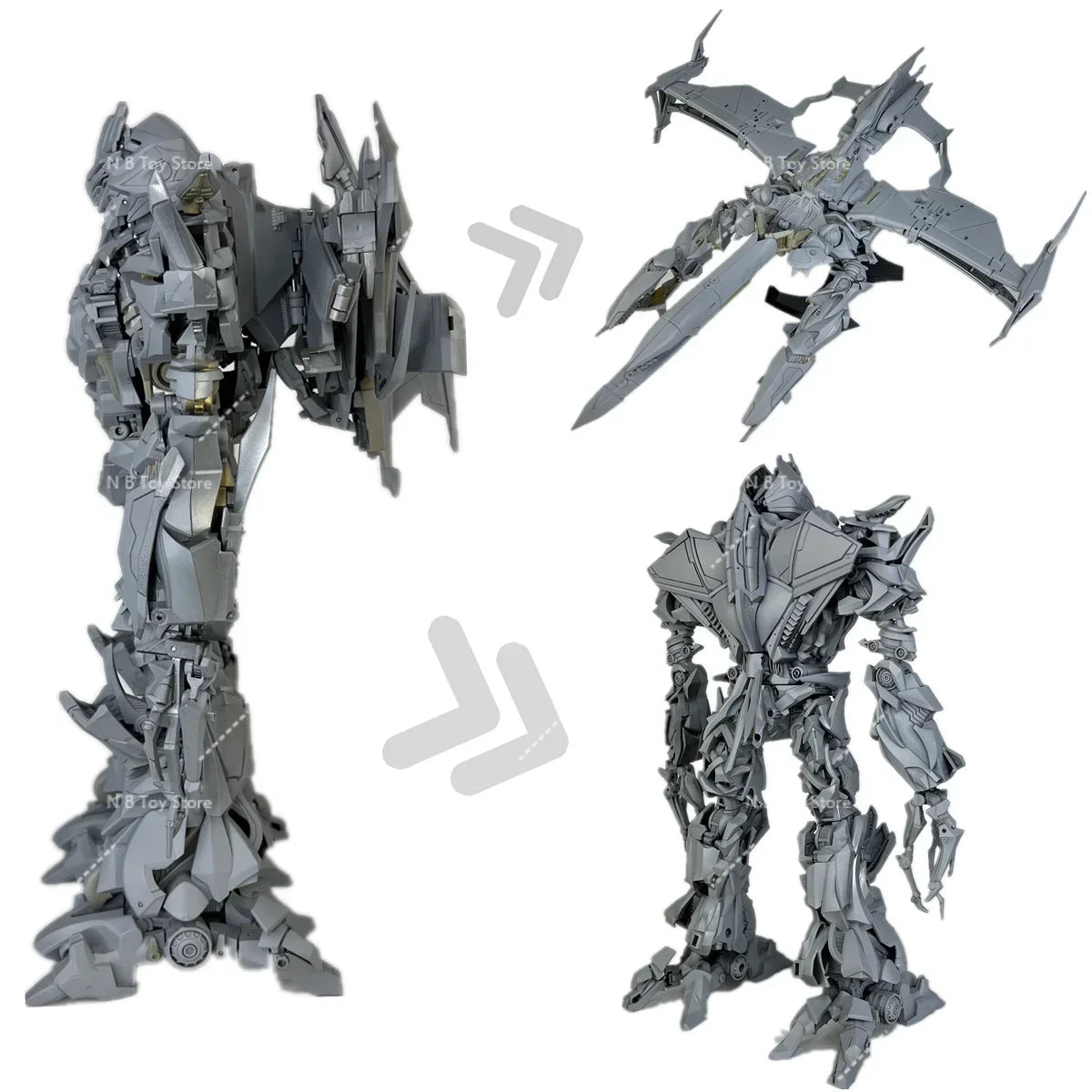 【In Stock Again】 MPF Expanded MPM08 Large Mg MG Magetron Plane Megatrgm T08 Double -shape Screen with Support Figure
