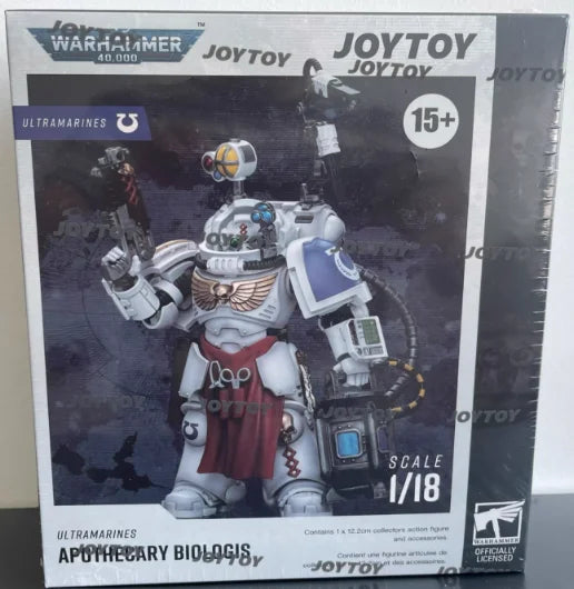 【SF】JOYTOY Warhammer 40K   1/18 Action Figure Ultramarines Apothecary Biologis Model Gifts Collection Ornaments
