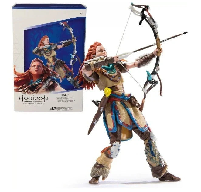 Original God Of War 5 Model Aloy Varl Atreus Anime Action Figure Toys Game Figuras Peripheral Collection Desktop Ornaments Gifts