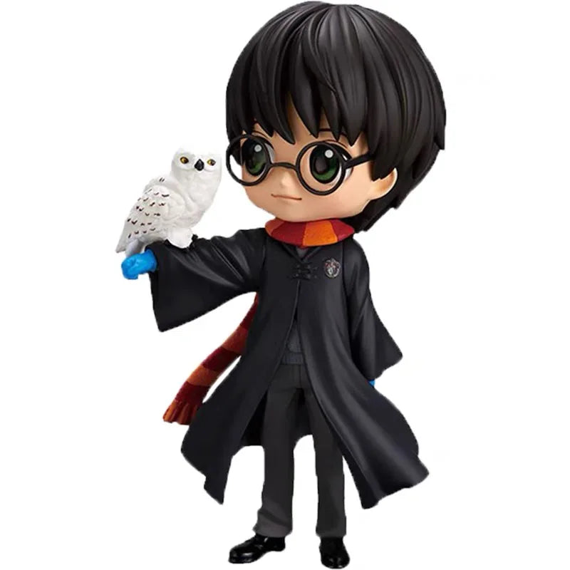 14cm Original Bandai Q Posket Harrys Potter Series Version Role Draco Malfoy Hermione Action Figure Anime Collectible Kids Dolls