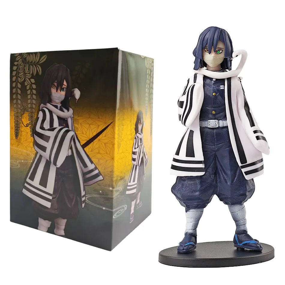 Anime 16CM Demon Slayer Kimetsu No Yaiba Figure Kamado Tanjirou Action Figure Agatsuma Zenitsu Nezuko Warrior PVC Model Toys AAA