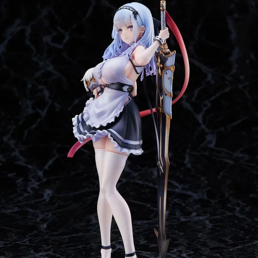 23CM Anime Gam Azur Lane Dido Figure 1/7 Heavy Armor Ver Maid Dress Up Stand Model Toy Doll Action Figure PVC