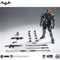 In Stock LPZZ 1/12 ROUNO CUEURE DC002 Deathstroke Arkham Knight Action Figure Model Movable Collectible Model Anime Figures Toys