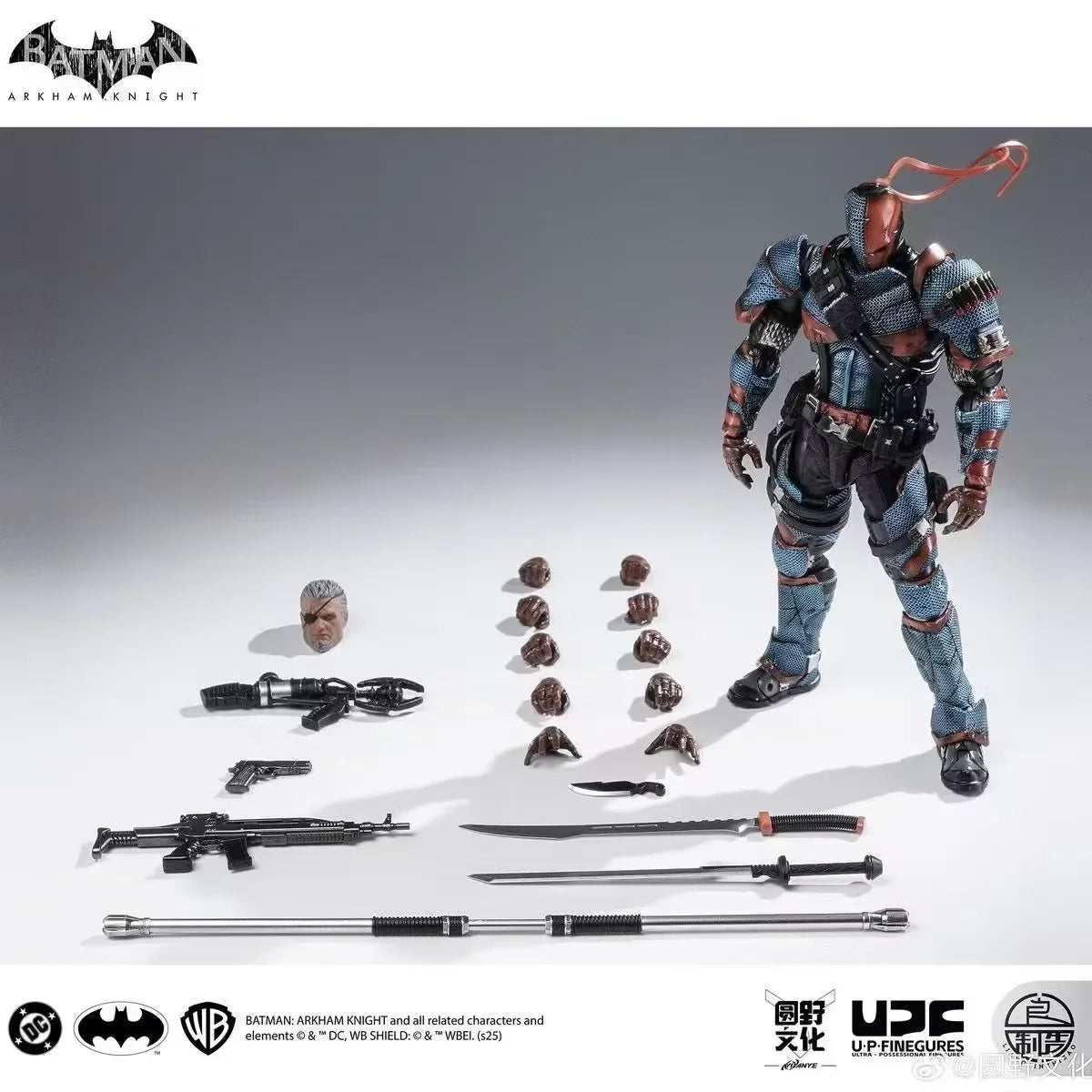 In Stock LPZZ 1/12 ROUNO CUEURE DC002 Deathstroke Arkham Knight Action Figure Model Movable Collectible Model Anime Figures Toys