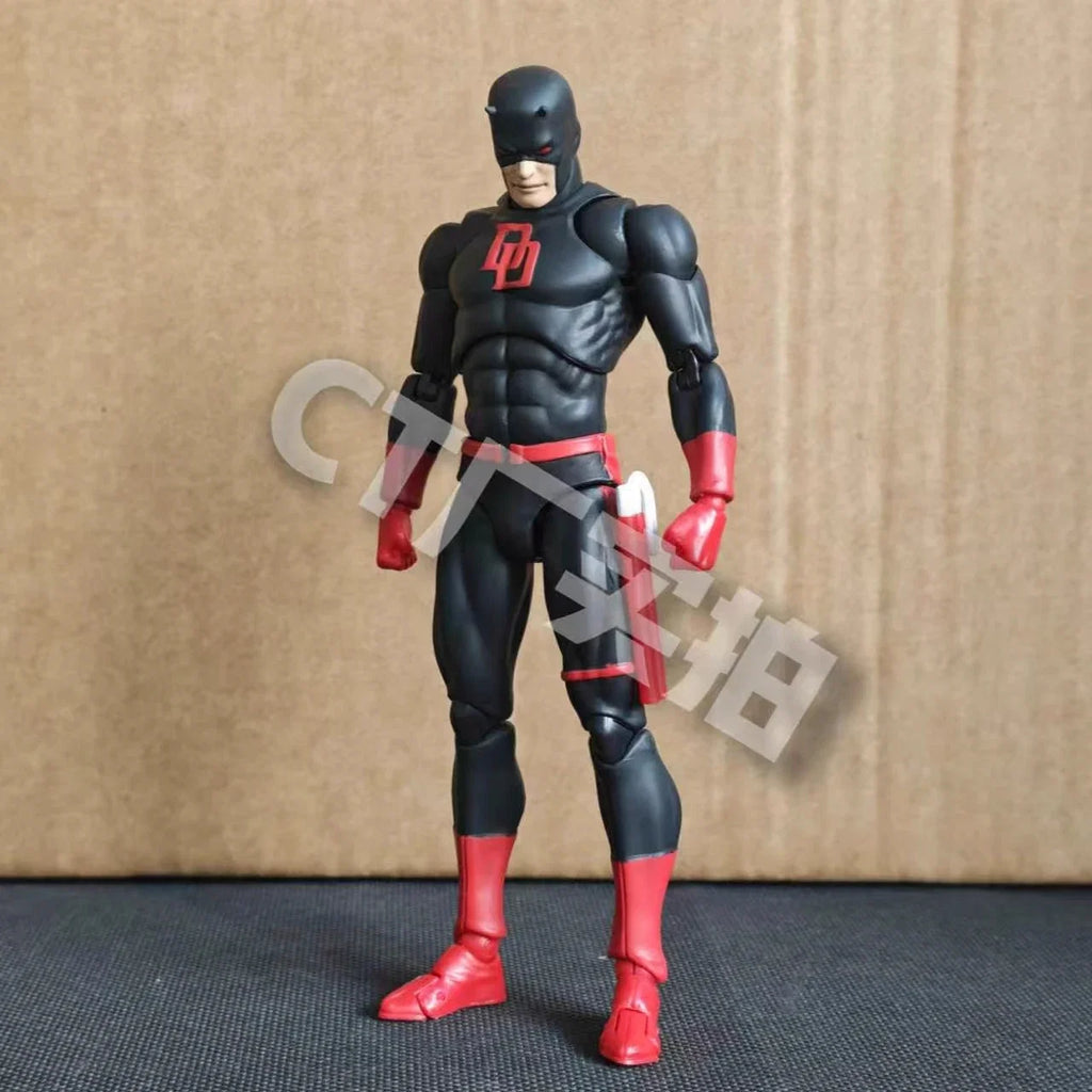 HOT 2025 Ct Toys Daredevil Black Red Mafex 223 Figure Comic Version SHF Anime Action Figure Figurine Statue Model Gifts Kids Toy