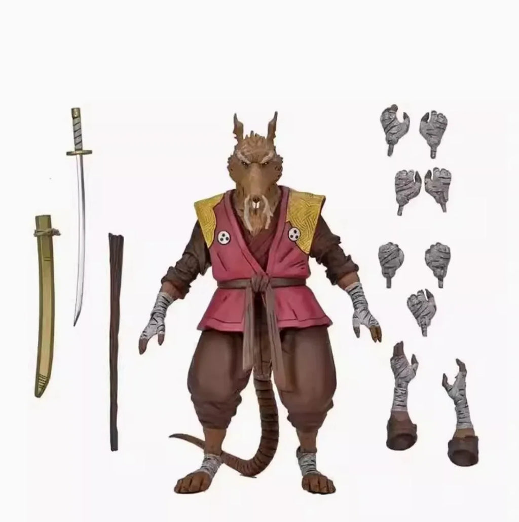 NECA 54351 Toys Teenage Mutant Ninja Turtles The Last Ronin Action Figure Ultimate Splinter 18 cm Original Doll Model TMNT