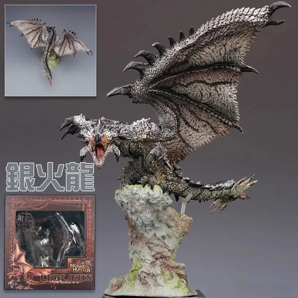 CFBCM Monster Hunter Steel Dragon Kushala Daora Anime Figure Capcom Builder Creator's Model Gore Magala Action Figure Doll Toys