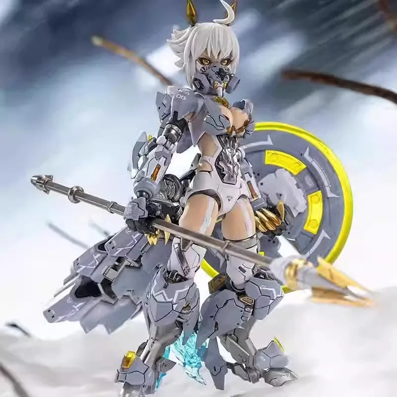 NUKE MATRIX Original Cyber Forest Series MAD WOLF 1/12 Anime Action Figure Assembly Model Toys Collectible Model  Ornaments